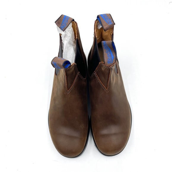 Blundstone 2250 Chelsea Boots Thermal Brown Leather Elastic Pull On Ankle Sz 8.5 - Picture 3 of 10